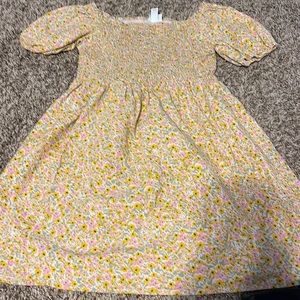 Yellow flower dress